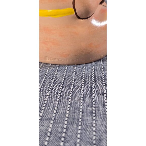 Vintage Duncan Enterprises 1978 Ceramic Chef Pig Sitting Statue Figurine - Picture 8 of 9